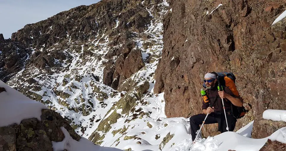 Parfois il fait très chaude durant cette traversée hivernale de la Corse