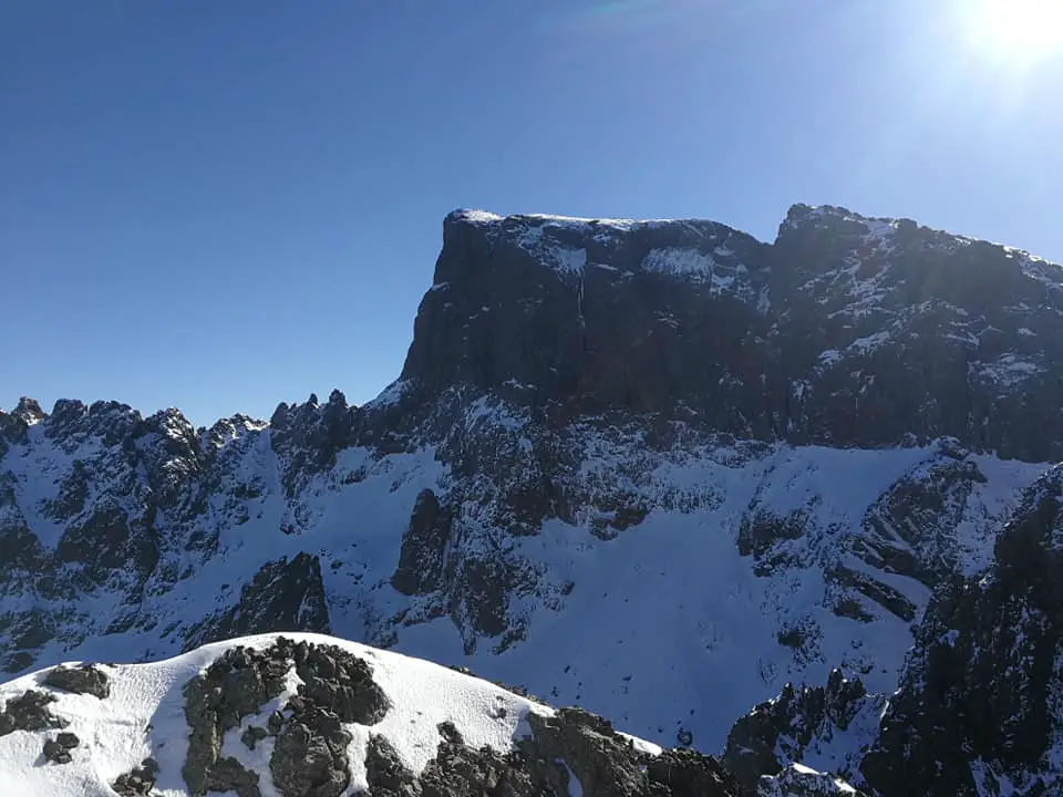 Paysage hivernale dans la traversée en hiver des sommets Corse par Marc CONSTANT