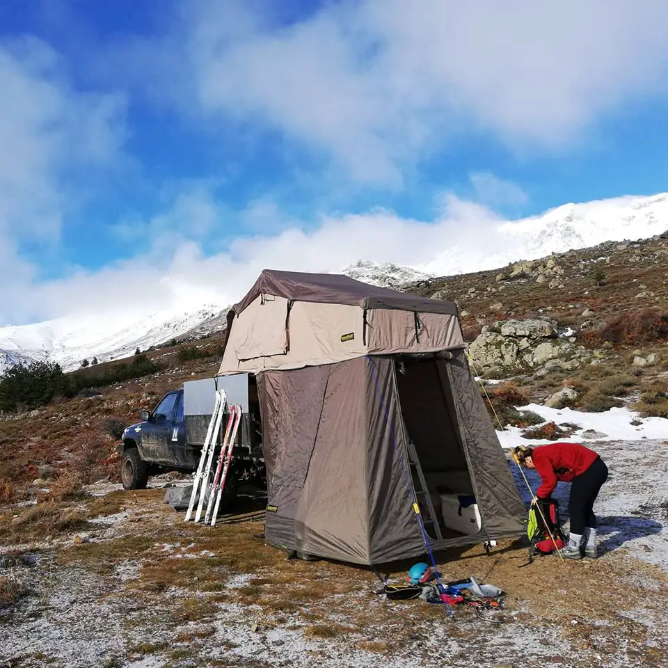 Repos durant la traversée hivernale de la Corse