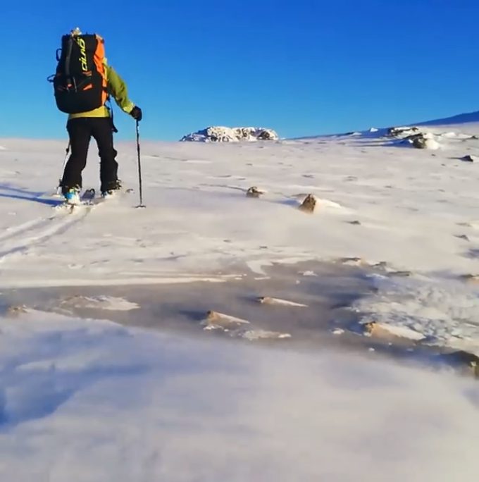 Traversée en ski du pianu di terra corscia