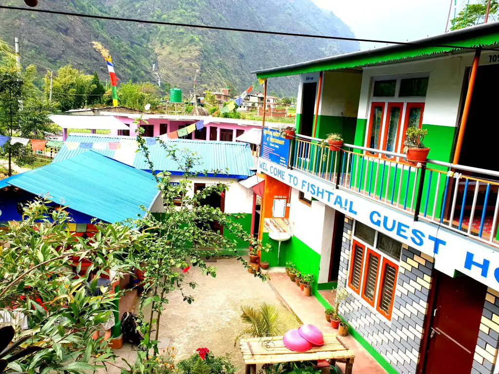 Premier guest house pour une première nuit au Népal