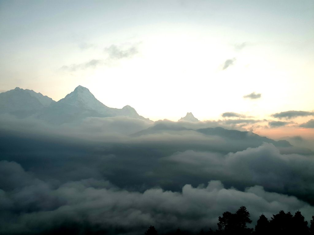 L’Annapurna 1, c’est dommage le temps était brumeux