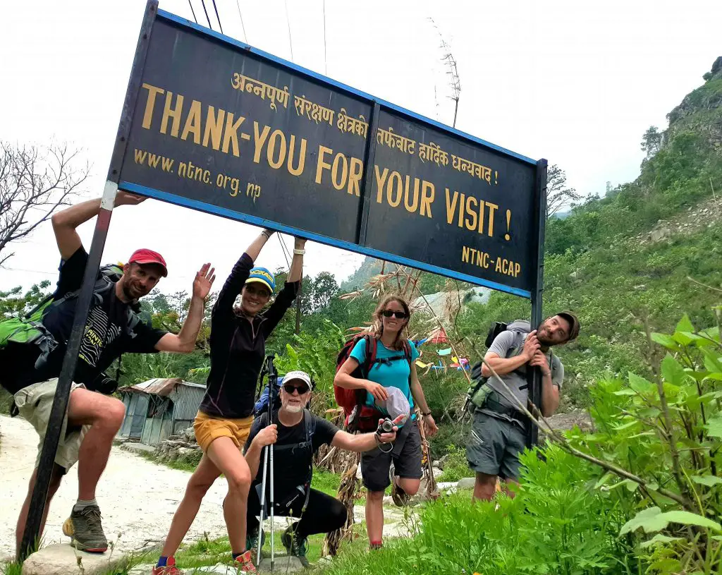 Au revoir les Annapurnas après 11 jours de Trek au Népal
