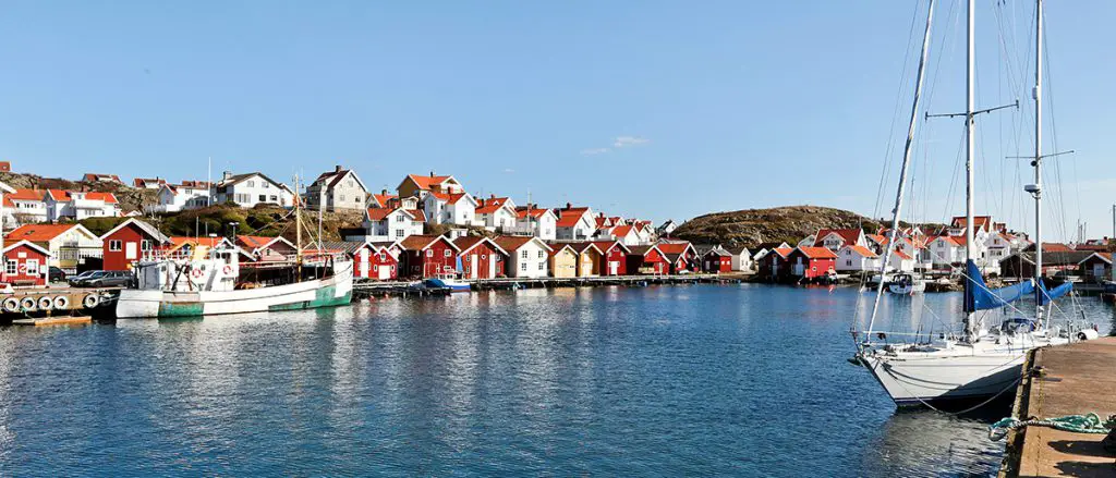 le port de Lysekil en Suède