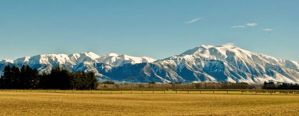 Randonnée dans les alpes de Nouvelles-Zélande