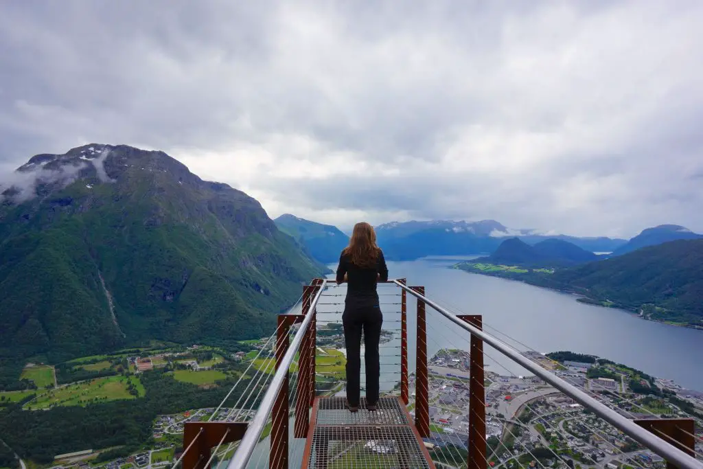 point de vue de Rampestreken en Norvège