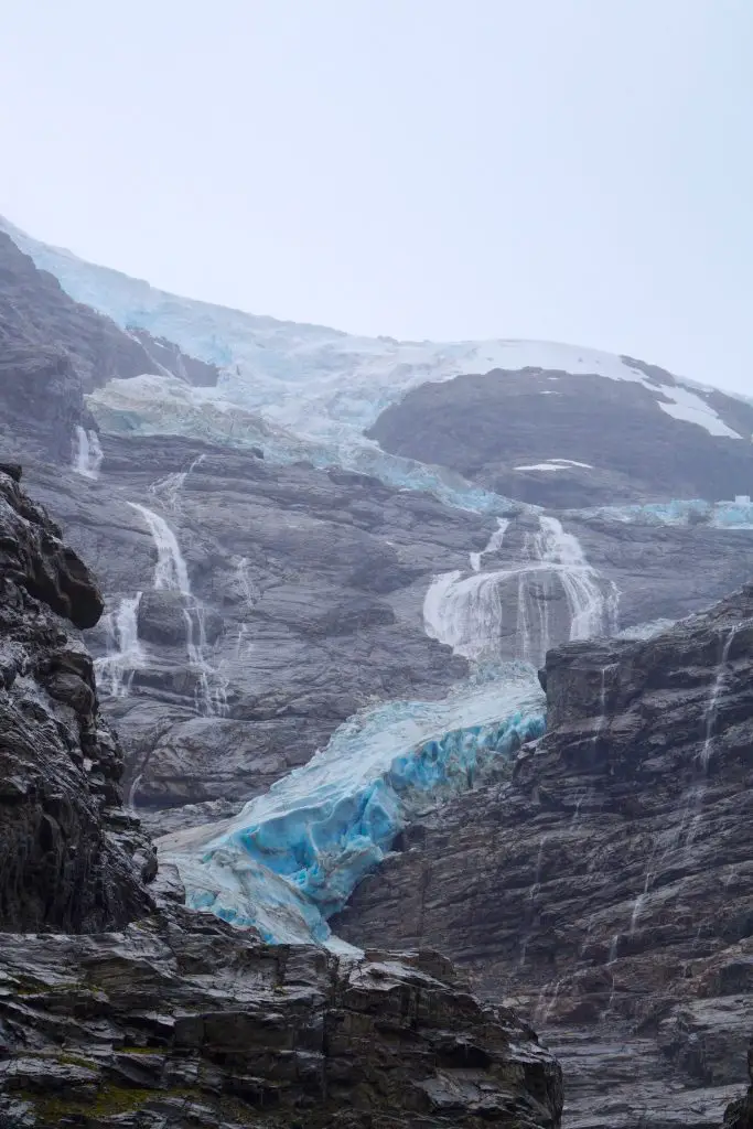glacier Nigardsbreen en Norvège glacier Nigardsbreen en Norvège