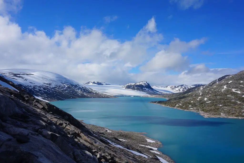 lac Styggevatnet en Norvège