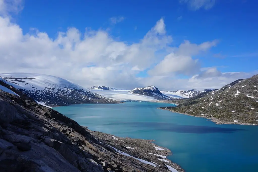 lac Styggevatnet en Norvège lac Styggevatnet en Norvège
