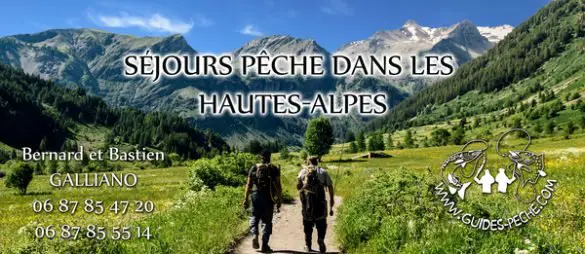 Moniteur guide de pêche dans les Hautes Alpes