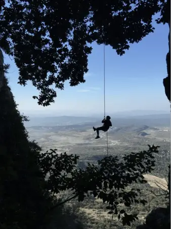 Rando rappel du Pic Saint Loup proche de Montpellier