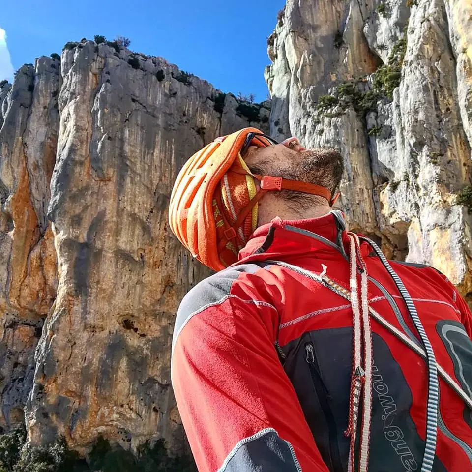 Yoann FOULON au pied de La fête des nerfs au Verdon