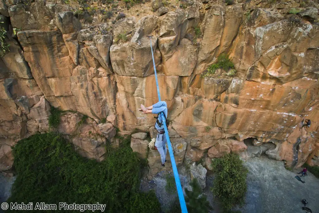 Escalade et slackline à Ténérife au Secteur Arico Abajo