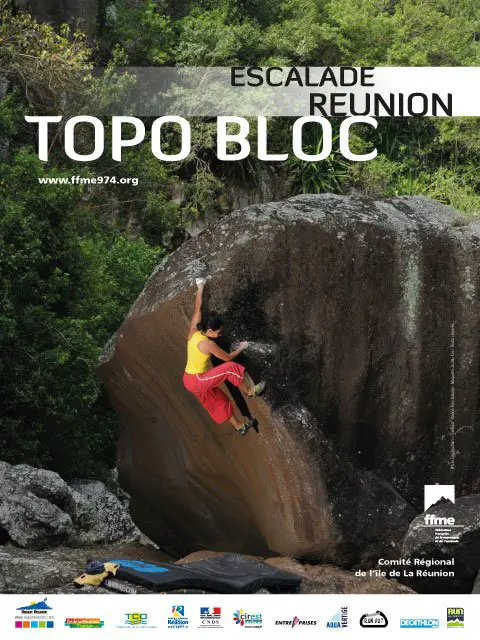 topo bloc escalade de La Réunion