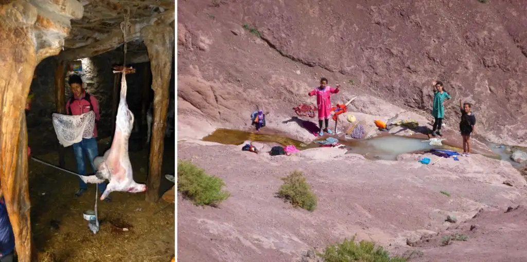 Scènes de vie à Taghia au Maroc