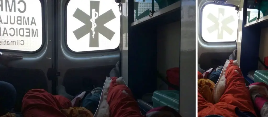 dans l'ambulance au maroc