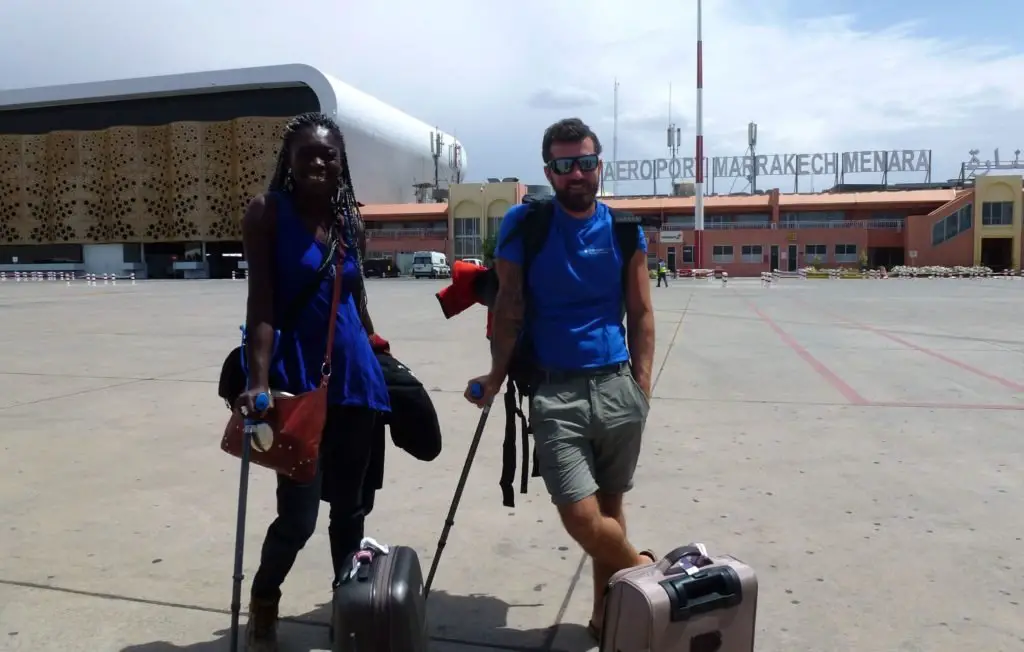 Mélissa et Léo participants de notre séjour dans les montagnes berbères de Taghia