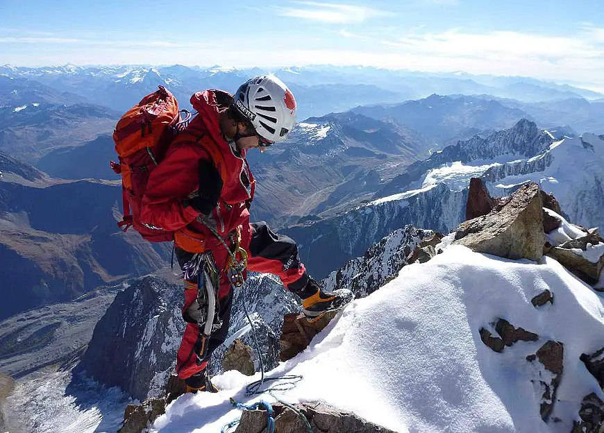 Christophe dumarest alpiniste et guide haute montagne présente Trilogie Bonatti