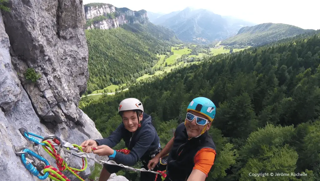 Jérôme ROCHELLE escalade Clochette en Chartreuse