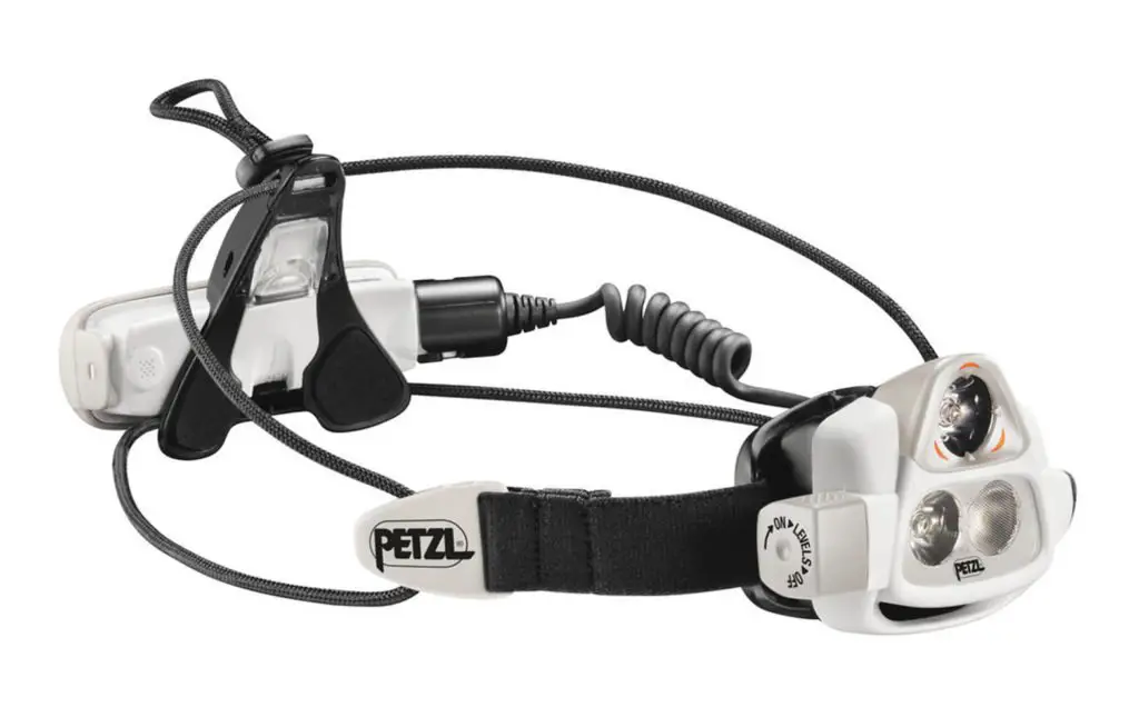 Lampe frontale NAO de Petzl indispensable pour 8 ans de voyage en vélo