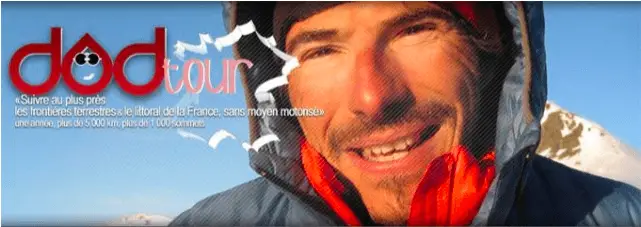 Lionel Daudet alpiniste professionnel au festival experience outdoor 2013