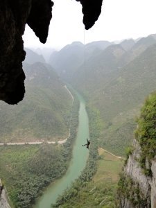 Bertrand Delapierre au Roc Trip 2011 en Chine