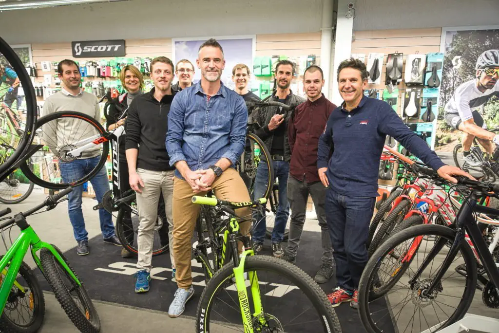 l'équipe du magasin vélo Cyrpeo mauguio