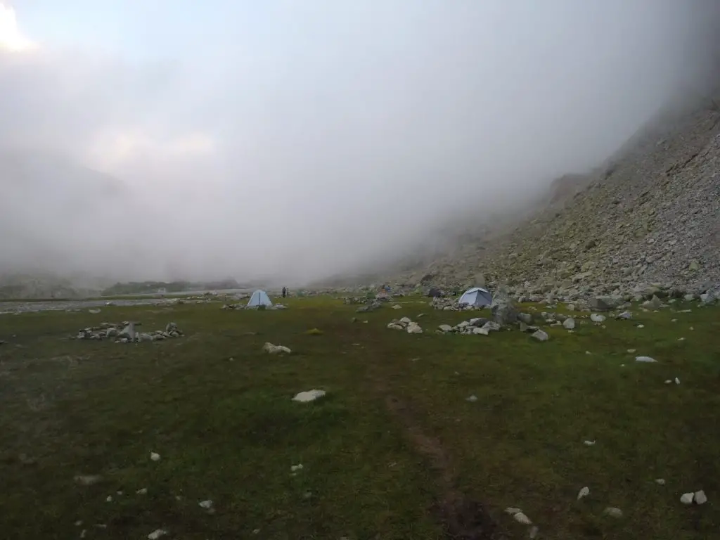 À Oulettes de Gaube dans les Pyrénées près du Vignemale