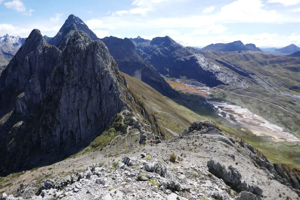 Vue sur le col Cananan