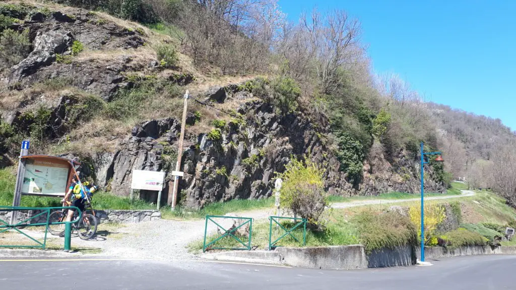 Entrée de la voie verte de Cauterets