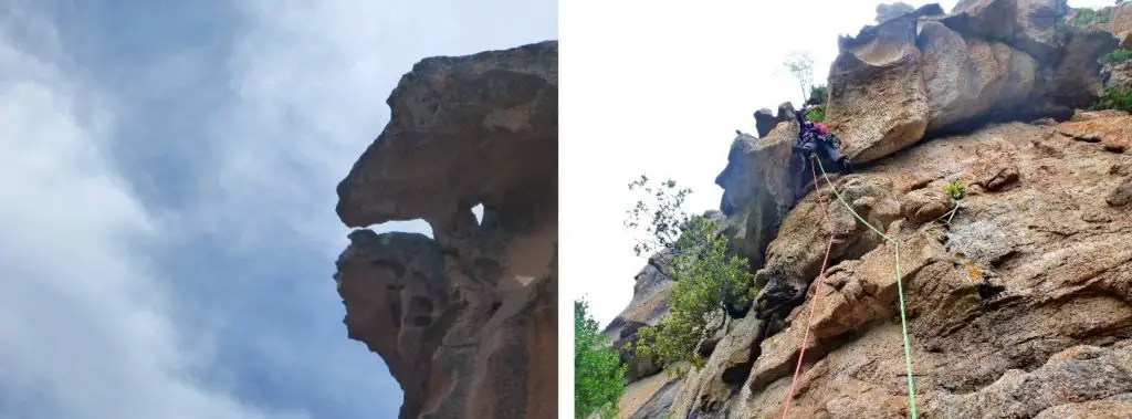 Capu d'ortu lors de notre session escalade en Corse