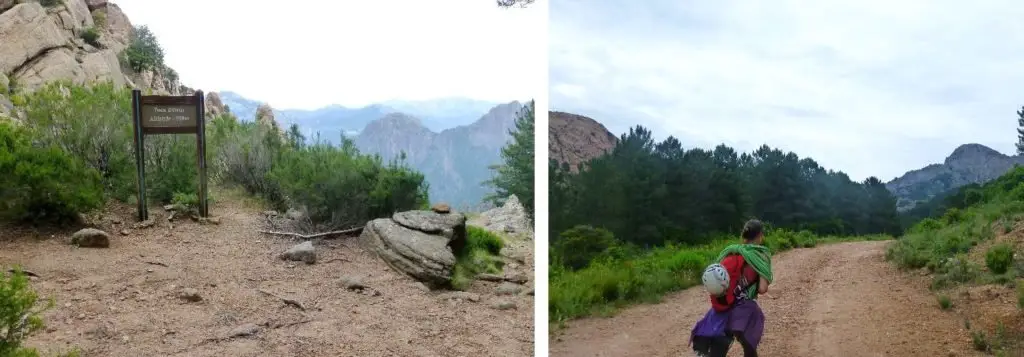 Approche du fil de l'épée en Corse