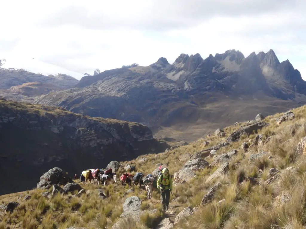 montée vers le col Cuyoc