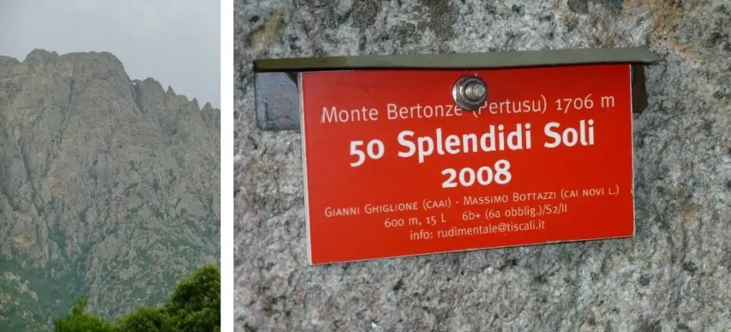 50 splendidi Soli au Monte Bertonze en Corse