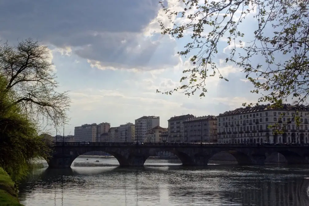 Arrivée à Turin en Italie pour faire du vélo dans le Piémont