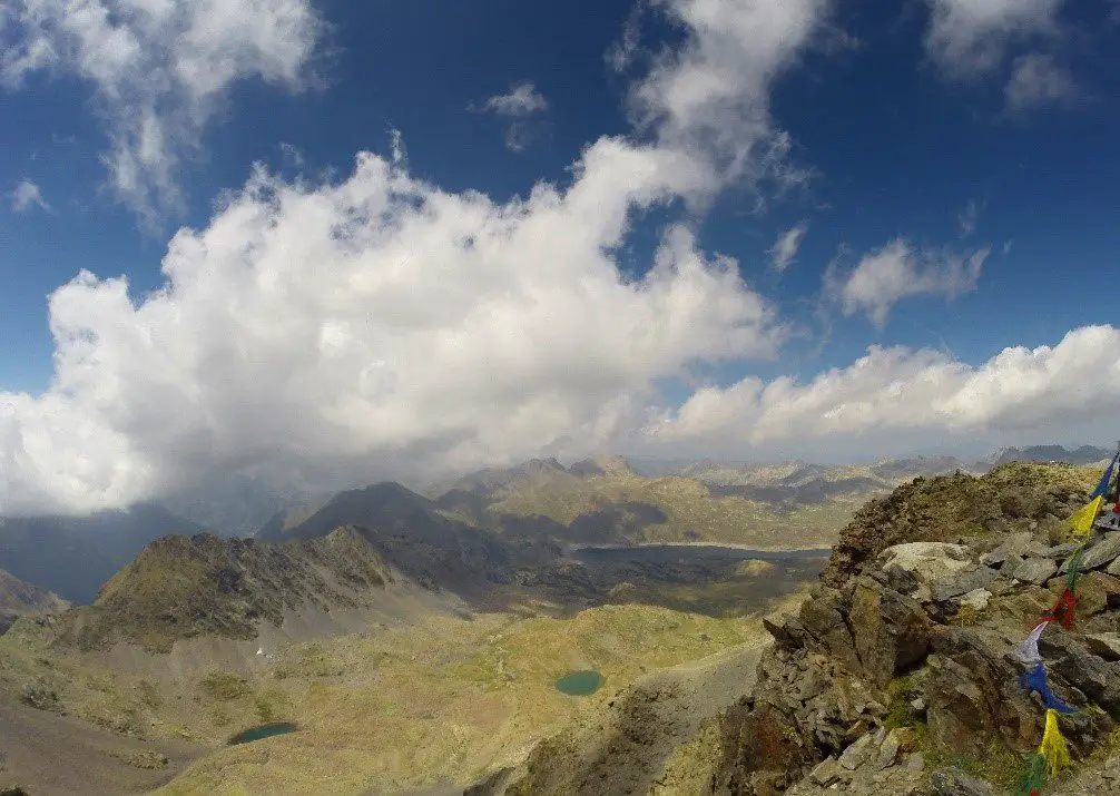 Au sommet du Carlit dans les Pyrénées