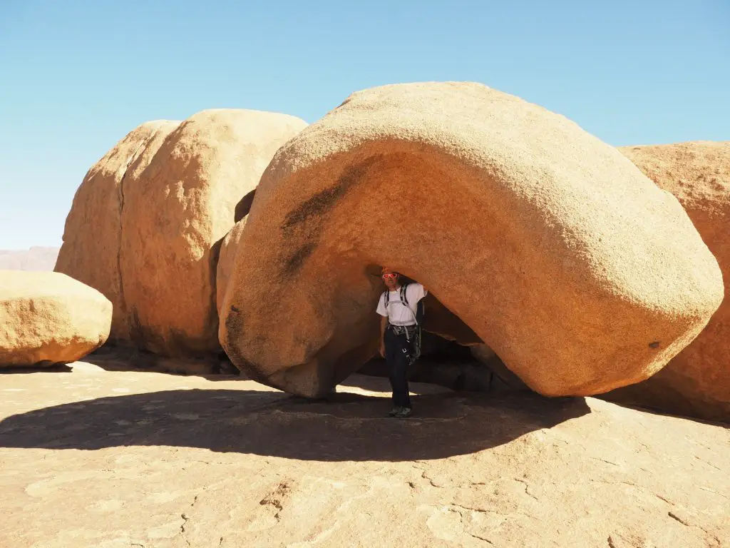 Blocs à grimper à Tafraout au Maroc