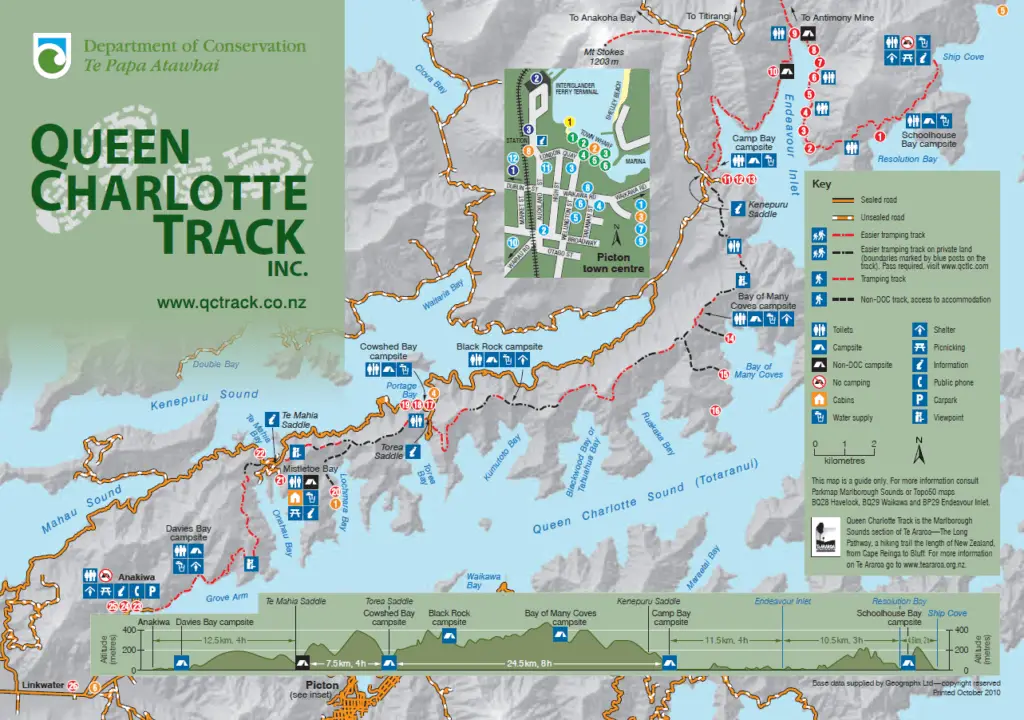 Carte du QCT issue de la brochure officielle du DOC