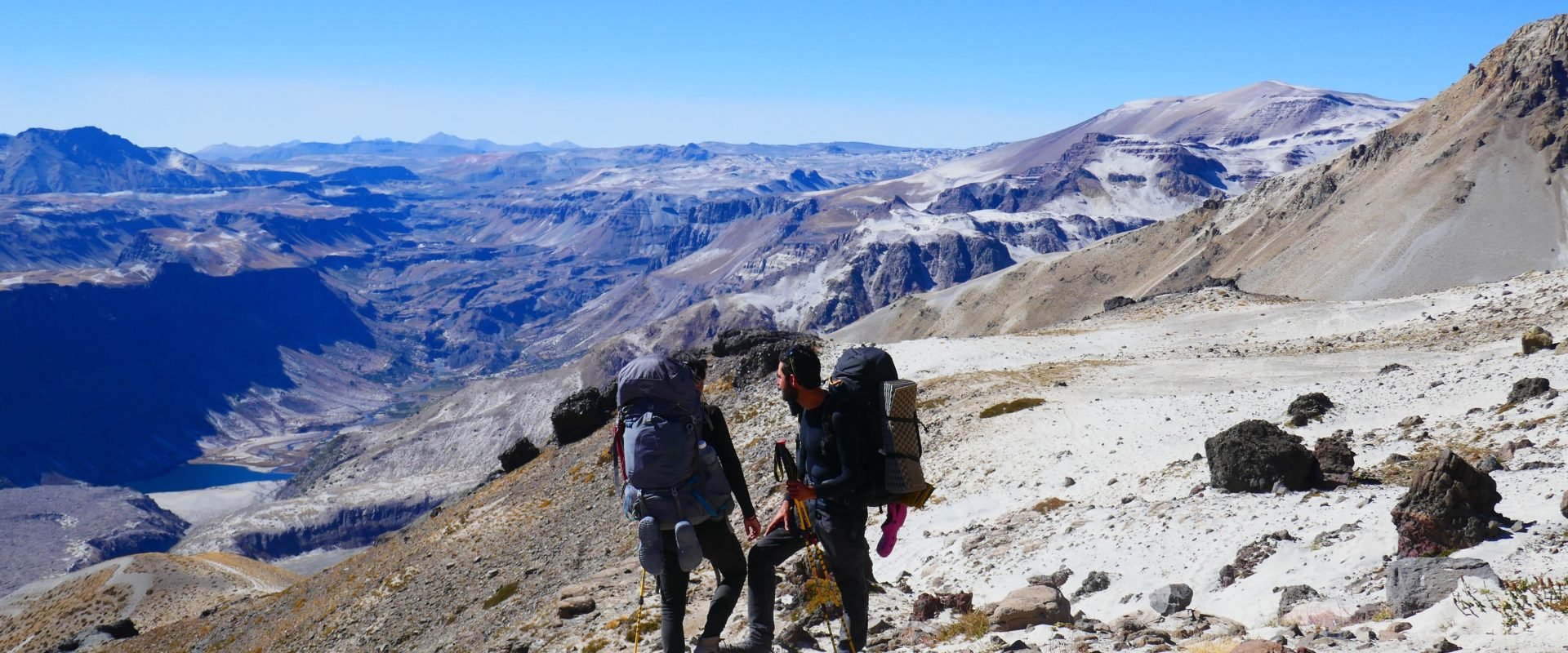 Dans la cordillères des andes en amérique du sud