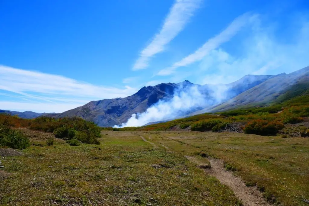 Des feux dans la cordillère des andes en Amérique du Sud