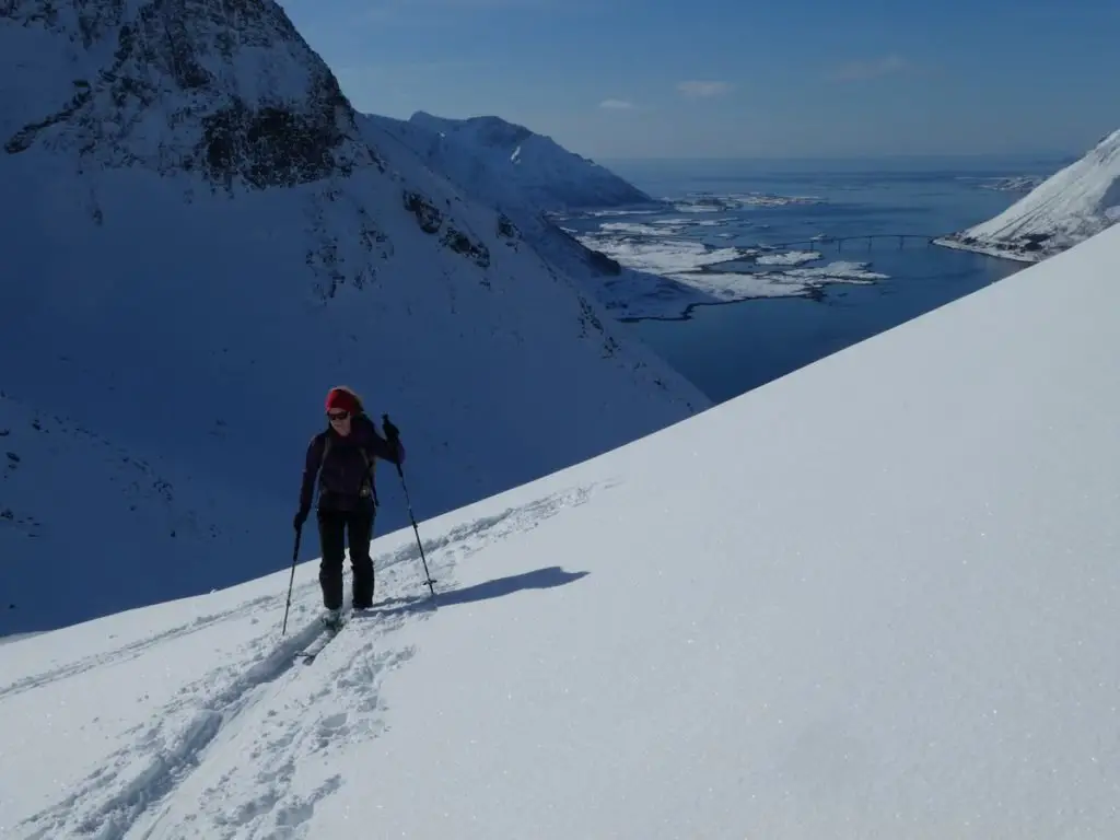 Dans les paysages du grand Nord en norvège dans les lofoten