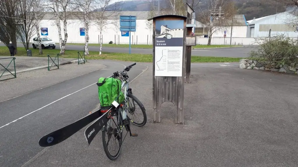 Entrée de la voie verte à Pierrefitte