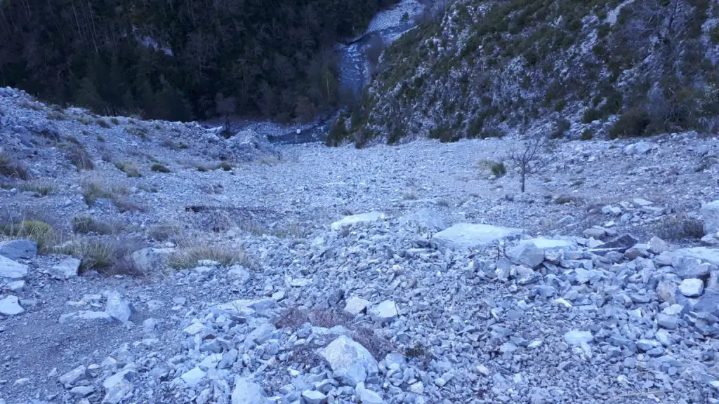 Le chemin d’Aurent est un peu exposé