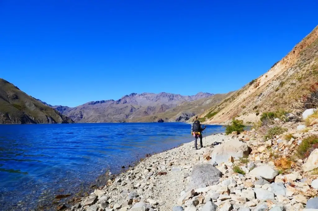 Le laguna del dial au Chili en Amérique du Sud