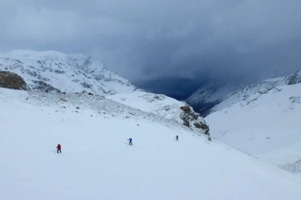 Manteau blanc dans le massif Italien