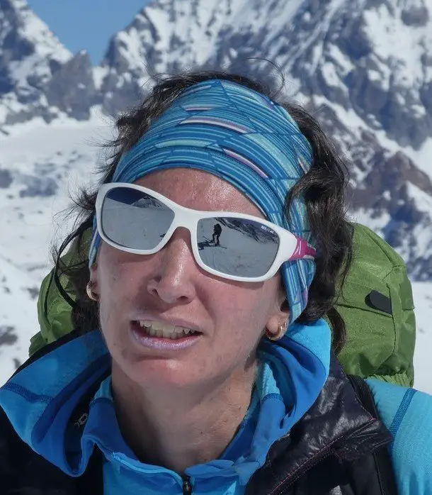 Nath Participant au ski de randonnée en Ortles en Italie