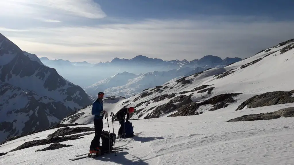 On fait une pause avec pour fond le Gavarnie