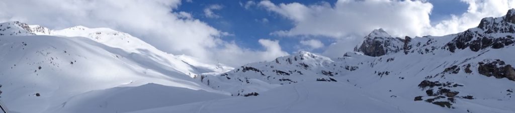 Panorama depuis le refuge Benevolo