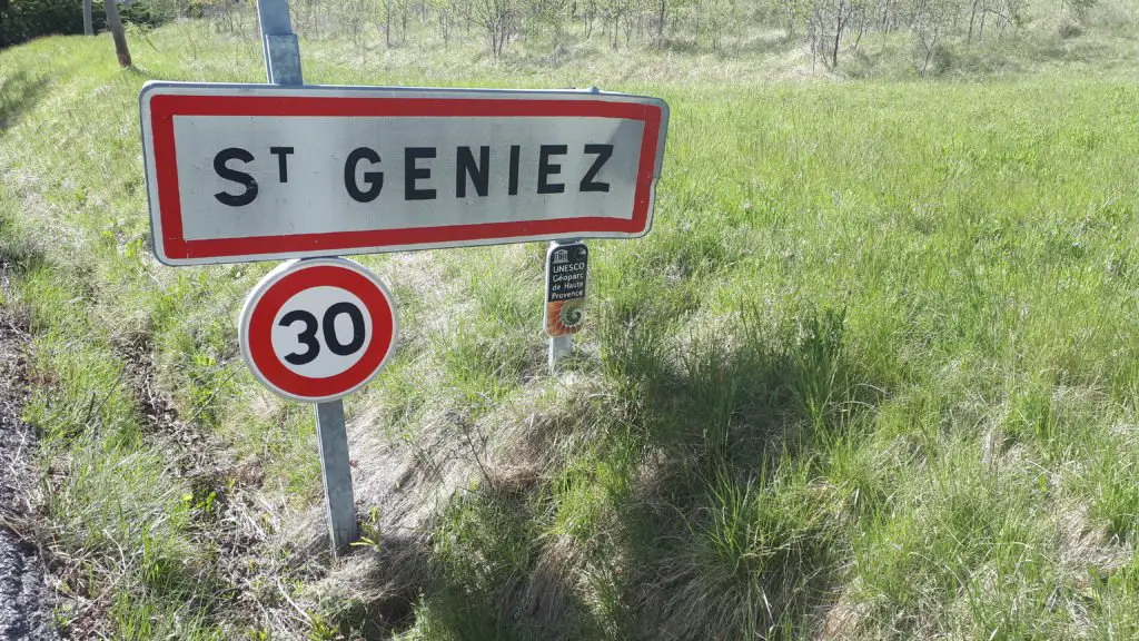 Point de départ de St Geniez