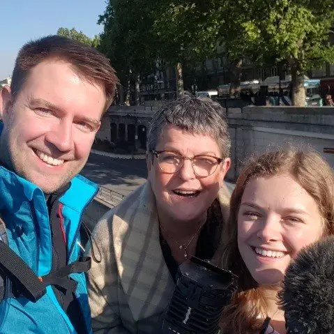 Sur le départ accompagné de France 3